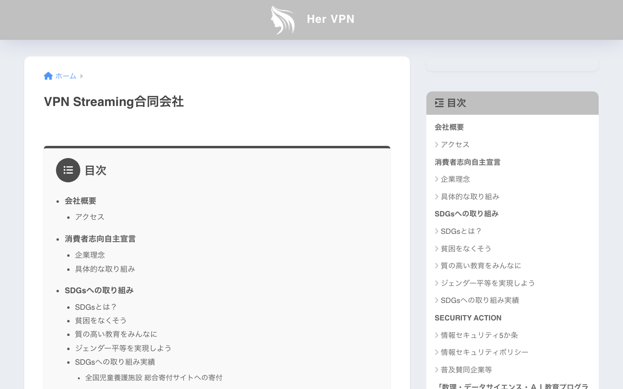 VPN Streaming合同会社